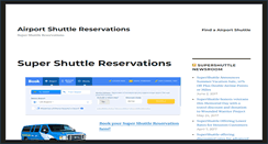 Desktop Screenshot of airportshuttlefinder.com